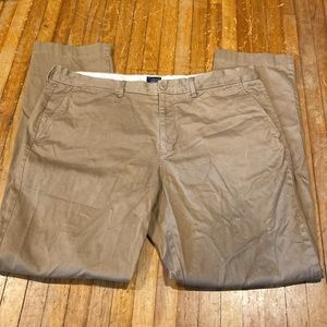 J. Crew men’s khaki pants, stretch straight fit 36x32